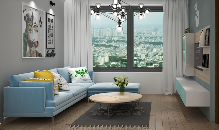 Những mẫu thiết kế nội thất phòng khách chung cư đẹp hoàn hảo-6